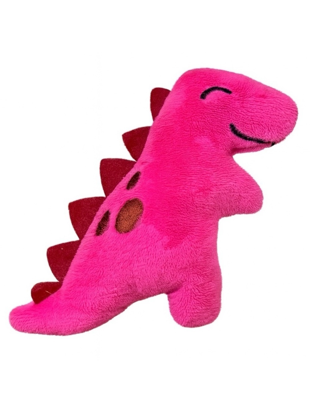Pink Dinosaur Crinkle Cat or Dog Toy